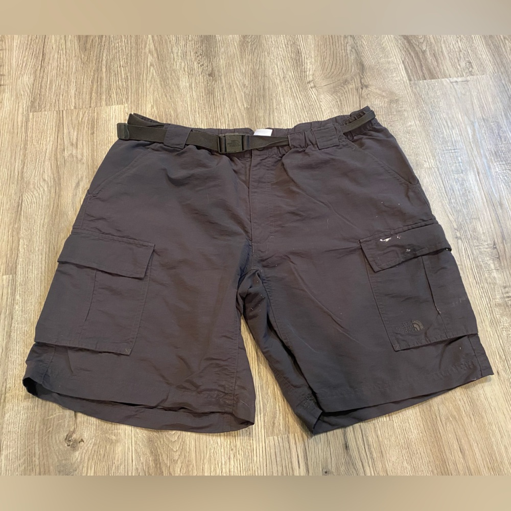 The North Face Men’s Shorts Sz XL Blue Gray Utility Pockets Outdoor Casual Hike